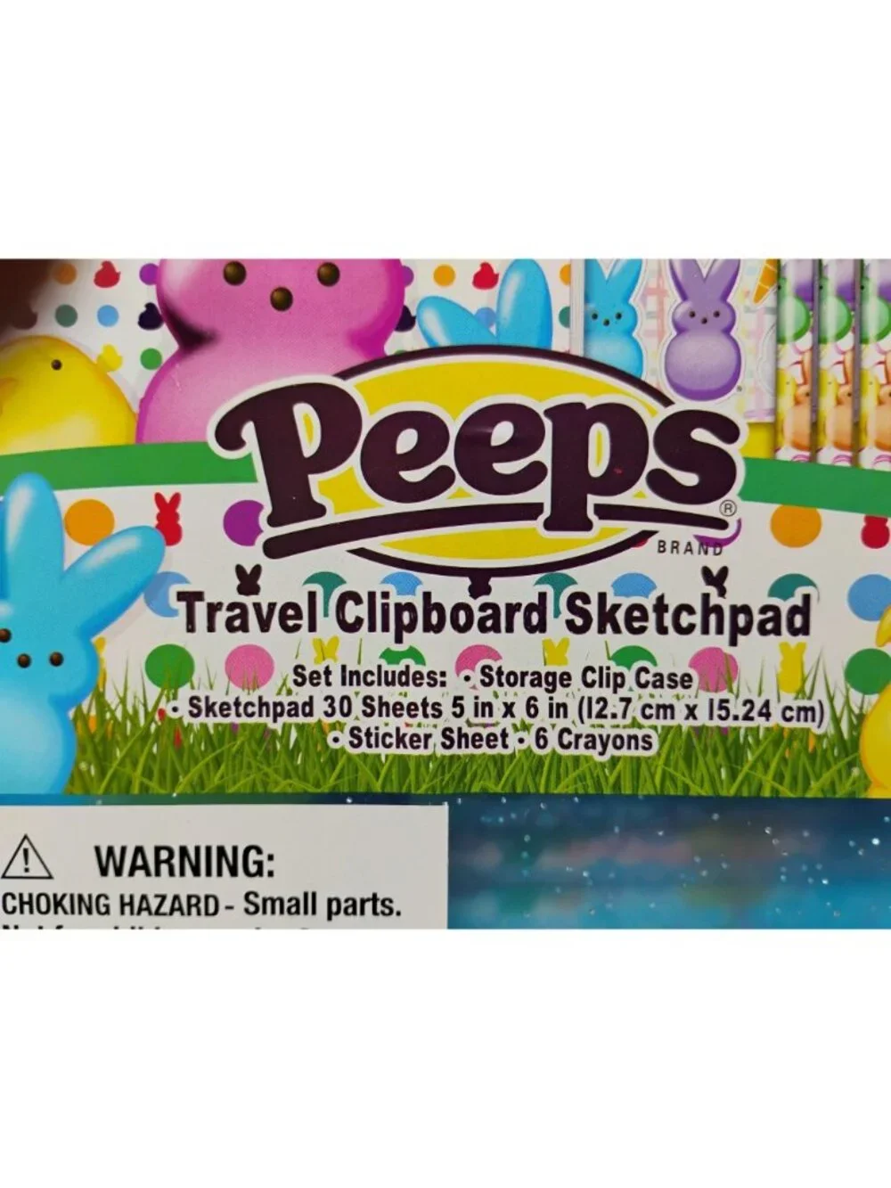 Peeps Travel Clipboard Sketchpad Set With Storage Case